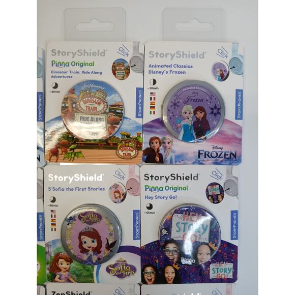 StoryPhones 9 PACK NEW Story Shields Disc Disney Headphones Storytelling SEALED - Picture 5 of 10